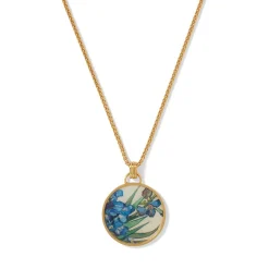 Van Gogh Irises Enamel Pendant Necklace*The Met Store Shop