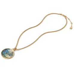 Van Gogh Irises Enamel Pendant Necklace*The Met Store Shop