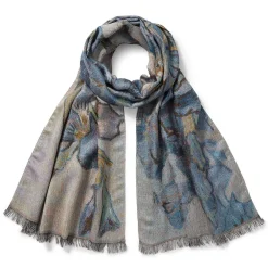 Van Gogh Irises Wool-Blend Shawl*The Met Store Best