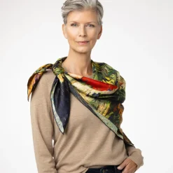 Van Gogh Stylized Nature Double-Sided Square Silk Scarf*The Met Store New