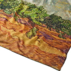 Van Gogh Stylized Nature Double-Sided Square Silk Scarf*The Met Store New