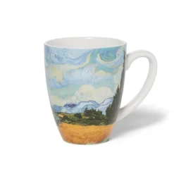 Van Gogh Wheat Field with Cypresses Covered Mug with Tea Infuser*The Met Store Outlet