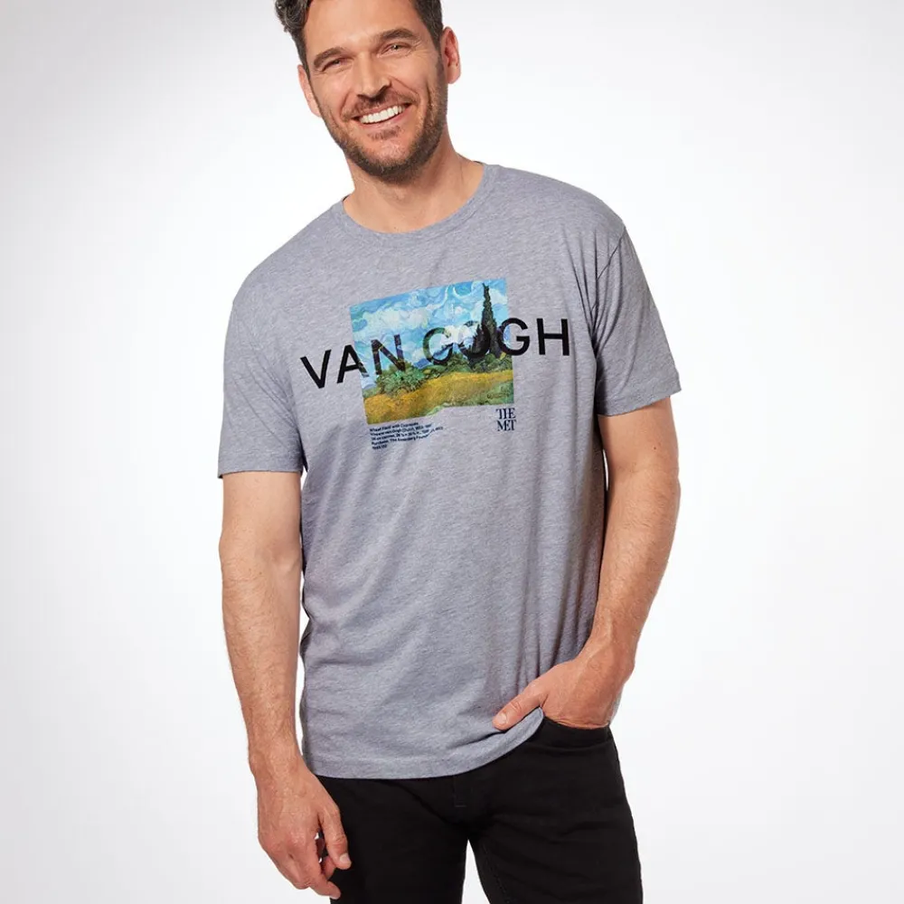Van Gogh Wheat Field With Cypresses Unisex Tee*The Met Store Cheap