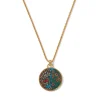 William Morris Blackthorn Enamel Pendant Necklace*The Met Store Shop