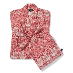 William Morris Brother Rabbit Unisex Cotton Robe*The Met Store New