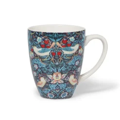 William Morris Strawberry Thief Covered Mug with Tea Infuser*The Met Store Clearance