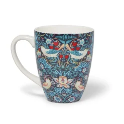 William Morris Strawberry Thief Covered Mug with Tea Infuser*The Met Store Clearance