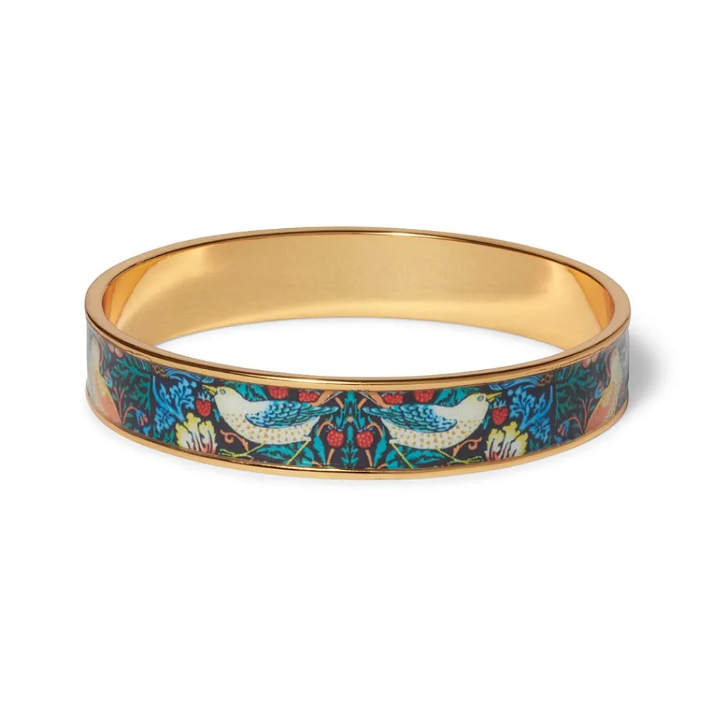 William Morris Strawberry Thief Enamel Bangle*The Met Store Fashion
