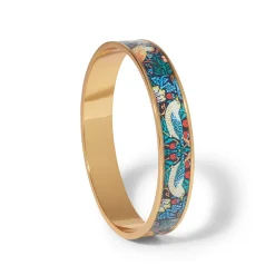 William Morris Strawberry Thief Enamel Bangle*The Met Store Fashion
