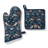 William Morris Strawberry Thief Pot Holder and Oven Mitt Set*The Met Store Clearance