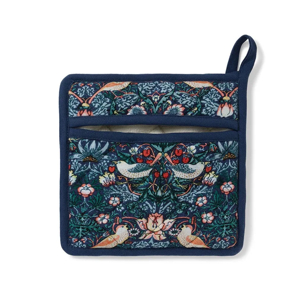 William Morris Strawberry Thief Pot Holder and Oven Mitt Set*The Met Store Clearance