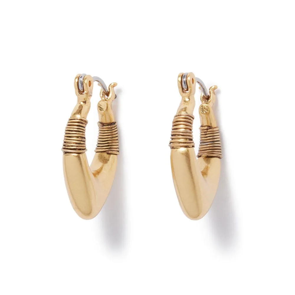 Wrapped Chevron Huggie Earrings*The Met Store Flash Sale